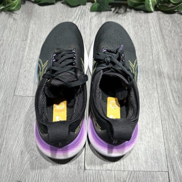 Asics Womens Gel Nimbus 25 1012B356 Black Running Shoes Sneakers Size 7.5 - Picture 7 of 10